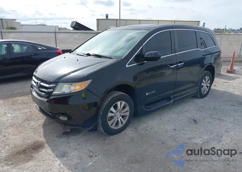 2014 Honda Odyssey Ex-L z USA, uszkodzony, nr VIN 5FNRL5H65EB016515